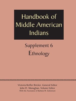 cover image of Supplement to the Handbook of Middle American Indians, Volume 6